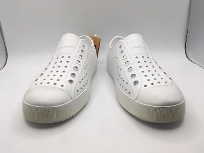 #ad Native Jefferson Unisex Shell White Slip On Casual Shoes M7 W9 $40.49
