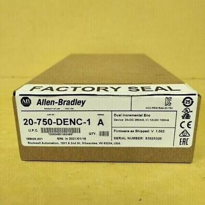 #ad New Allen Bradley 20 750 DENC 1 A PowerFlex 750 Dual Incremental Encoder Module $1880.00