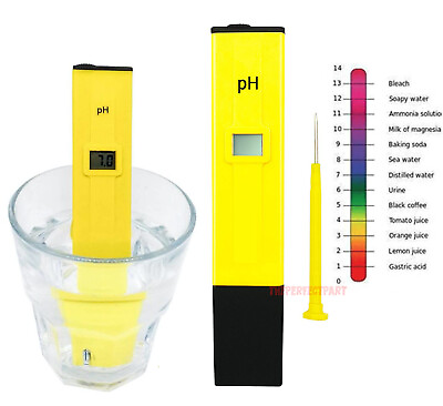 #ad Digital Electric PH Meter LCD Tester Pocket Hydroponics Aquarium Water Test Pen $8.89