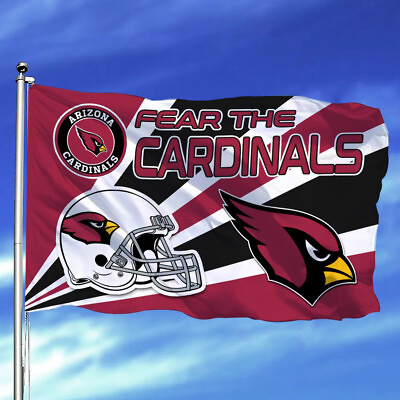 #ad Arizona Football Cardinals Double sided Flag Arizona Team Cardinals Flag Banner $21.99