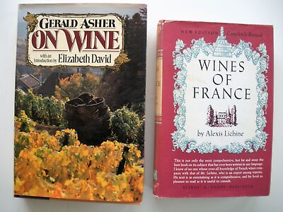 #ad WINES OF FRANCE GERALD ASHER ON WINE 2 Vintage Book Lot SIGNED Grow Make Drink $24.99