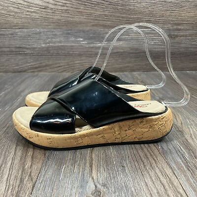 #ad Skechers womens Wedge Sandals 38918 Cork Size 6 $14.28