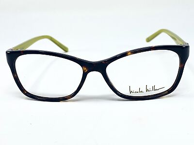 #ad New NICOLE MILLER Balanchine Brown Tortoise Yellow Womens Eyeglasses 53 15 138 $36.00