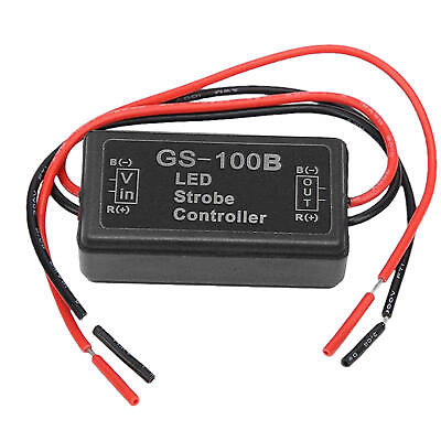 #ad GS 100B Flash Strobe Controller Flasher Module Box For LED Brake Stop Light Lamp $10.31