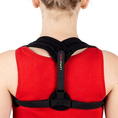 #ad Posture Corrector for Men and Women Adjustable Upper Back Brace for Clavicle S $9.99