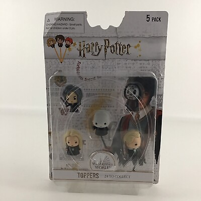 #ad Wizarding World Harry Potter Pencil Topper Death Eater Voldemort Bellatrix Draco $23.96