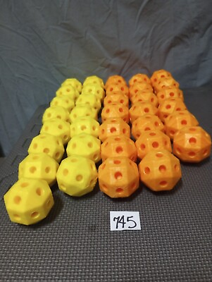 #ad 35 Replacement Balls Discovery Construction Fort Yellow Orange Kids Build $25.77