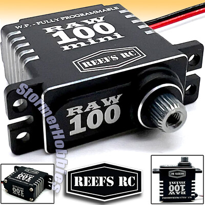 #ad Reefs RC Raw 100 Mini Black Servo Programmable REEFS135 $83.99