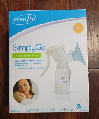Evenflo Advanced Manual Breast Pump New In Box $25.50