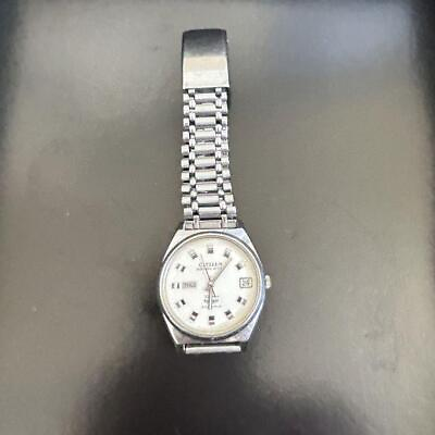 #ad Citizen Seven Star Deluxe 23 Stones Automatic White Day Date Round 4 520131Y $270.36