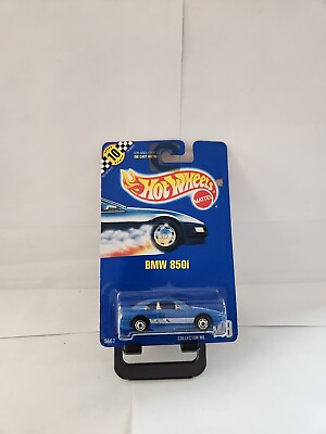 #ad Vintage 1990 Hot Wheels Blue Card Speed Points BMW 850i #149 P18 $8.79