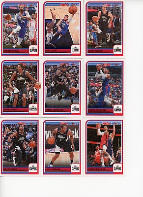 #ad 2023 24 Panini NBA Hoops Team Set Los Angeles Clippers $6.00