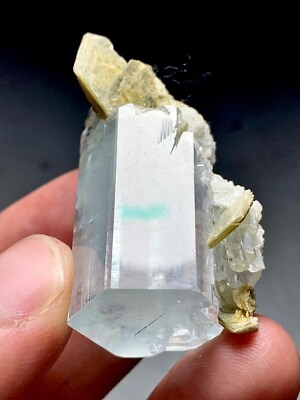 #ad 124 Ct Terminated Aquamarine Crystal From Skardu Pakistan $199.99