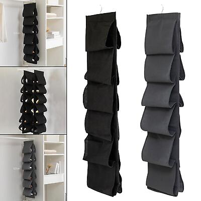 #ad Hanging Shoes Rack Pocket Over Shoes Storage Hanging Bag Shoes Rack for Door $13.10