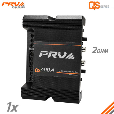 #ad PRV Audio QS400.4 2Ohm Compact 4 Channel Digital Class D Full Range Car Amp 400W $79.91