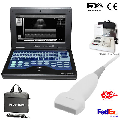 #ad CMS600P2 Digital Medical Laptop Ultrasound Scanner machine W Linear ProbeFedEx $1349.00