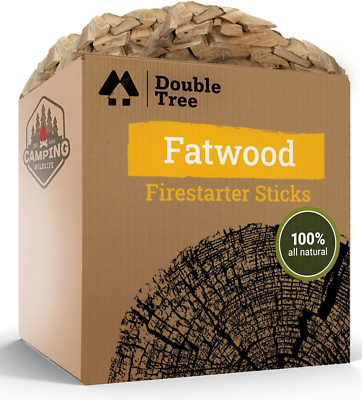 #ad Double Tree Fatwood Premium Fire Starter Sticks 14 LBS $47.99