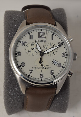 #ad Timex Waterbury Classic Chrono 5ATM Watch Brown TW2R88200 $65.00