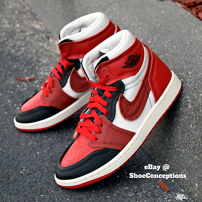 #ad Nike Air Jordan 1 MM High Shoes Black Dune Red Sail FB9891 600 Multi Sizes NEW $113.90