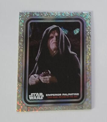 #ad 2023 NYCC Comic Con Exclusive Topps Star Wars Promo Emperor Palpatine Sparkle $5.99