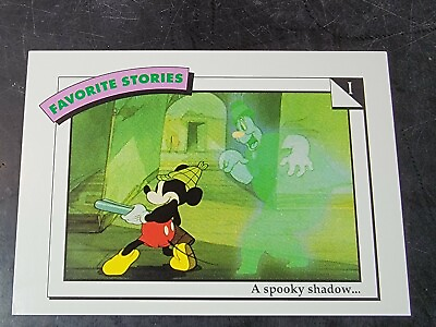 #ad 1991 Walt Disney Impel Trading Card #66 A Spooky Shadow *BUY 2 GET 1 FREE* $1.00