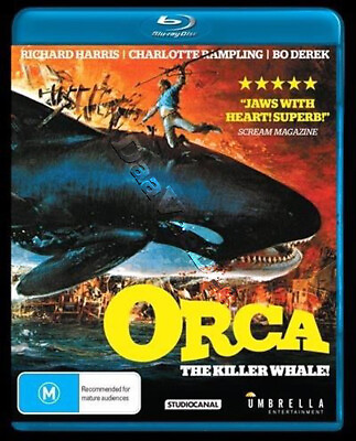 #ad Orca NEW Blu Ray Cult Disc Michael Anderson Richard Harris $34.99