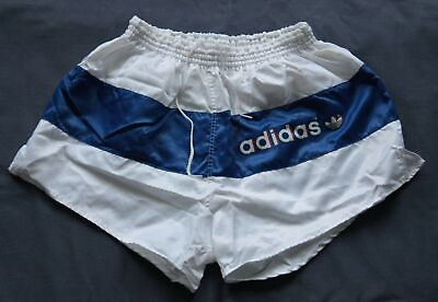 #ad Adidas Shorts Shiny Sprinter Nylon Shiny Silky D7 Retro Vintage Sports... C $293.19