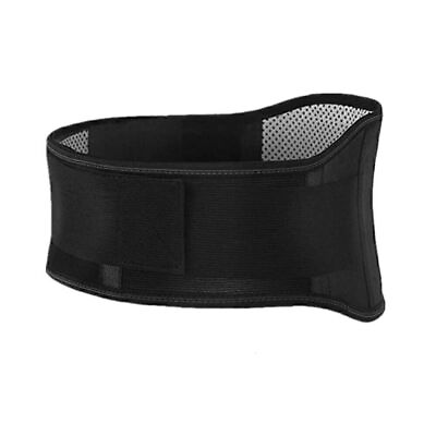 #ad Back Support Brace Belt Lumbar Lower Waist Magnetic Padded Trimmer Pain Relief $8.99