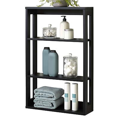 #ad NEW Wall Mounted Storage Shelf 4 Tier Home Small Spaces Organizer Rack Bathroom $68.99