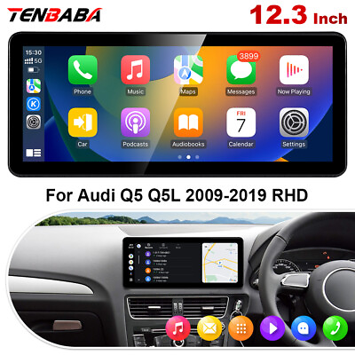 #ad For Audi Q5 Q5L 2009 19 RHD 12.3#x27;#x27; Radio Stereo Auto Wifi Android Car GPS 2G32G $423.99