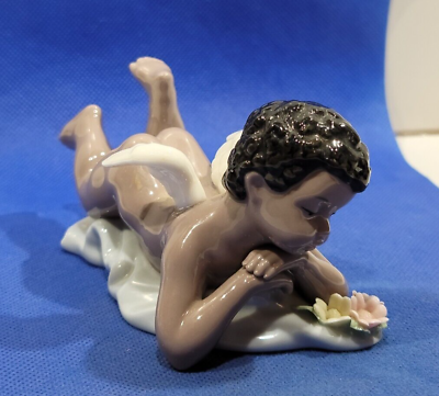 #ad Christmas Child Angel Figure Porcelain Decoration $2.13