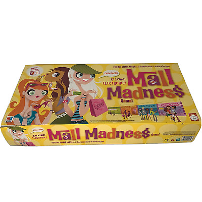 #ad Mall Madness 2005 Milton Bradley Game 100% Complete Tested Works Board Game $20.46