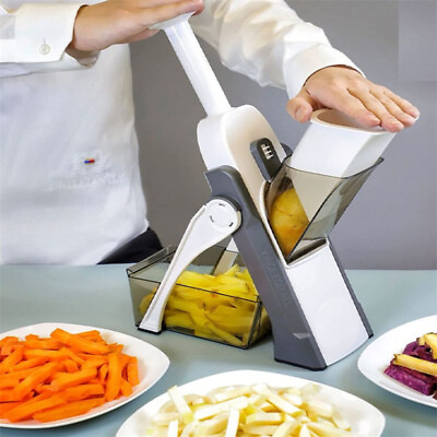 #ad Multifunctional Vegetable Cutter Adjustable Grater Shredding Artifact Kitchen Sl $27.99