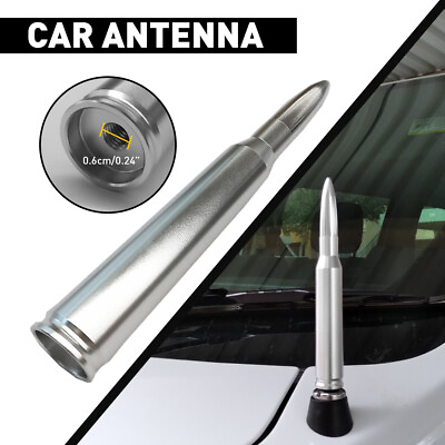 #ad Chrome Bullet Antenna for Chevy Silverado Avalanche 2007 2021 GMC Sierra EOA $11.99