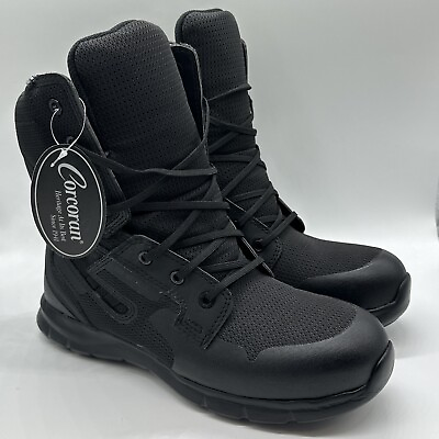 #ad Carolina Shoe 8” Corcoran Black Work Boots Military Combat Police Men Size 10M $69.99