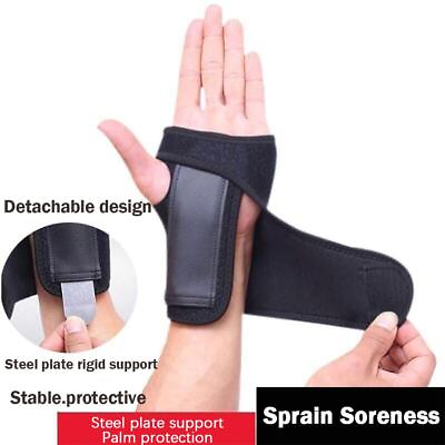 #ad Wrist Brace Support Splint for Carpal Tunnel Arthritis Sprains and Sports $3.70