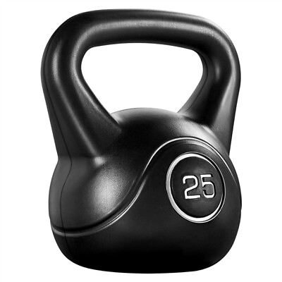 #ad Kettlebell Weight Heavy Duty 25lb 35lb Kettlbell Fitness hor Home Gym Workout $41.39