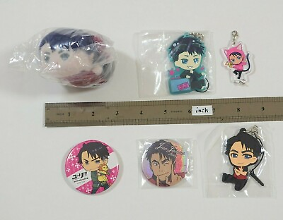 #ad Yuri on Ice JEAN JJ Lot Set Keychain strap Pin button Can badge Japan y284 $12.00