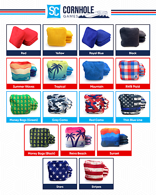 #ad Professional Slide Stick Cornhole Bags Set of 8 Pro Tournament Cornhole Bags $35.97