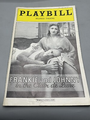 #ad FRANKIE and JOHNNY in the Clair de Lune at BELASCO Theatre PLAYBILL 2002 $8.75