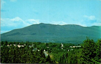 #ad Kingfield Mount Spalding and Mount Abraham Maine Postcard $2.88