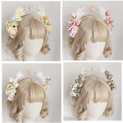 #ad Gothic Flower Crown Headband Gorgeous Vintage Church Mary Baroque Headweargirls $40.04