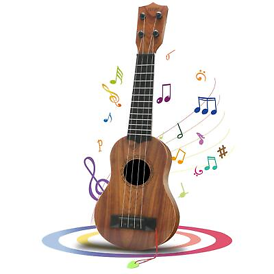#ad Kids Toy Ukulele Kids Guitar Musical Toy17 Inch 4 Steel Strings with Pick Kid... $13.46