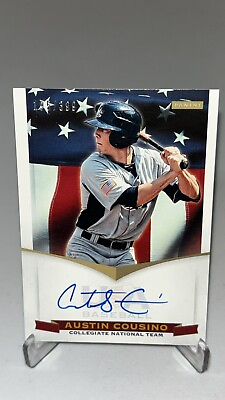 #ad 2012 USA Baseball National Team Collegiate Signatures Austin Cousino Auto 399 $2.52
