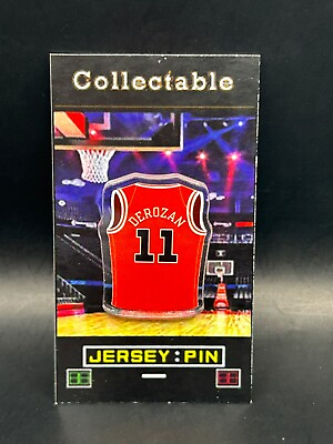 #ad Chicago Bulls DeMar DeRozan jersey lapel pin Classic Collectable $12.00