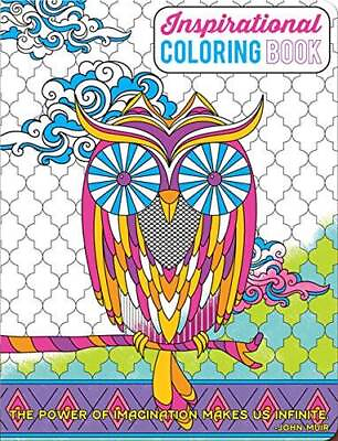 #ad Inspirational Coloring Book Paperback GOOD $4.49