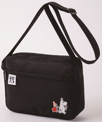 #ad Limited JAPAN Moomin Little My 75th Anniversary Crossbody Shoulder Bag Black NEW $38.55