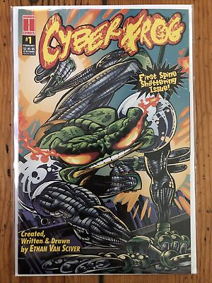 #ad Ethan Van Sciver#x27;s Cyberfrog #1 Harris Comics 1996 1st Series FINE $19.99