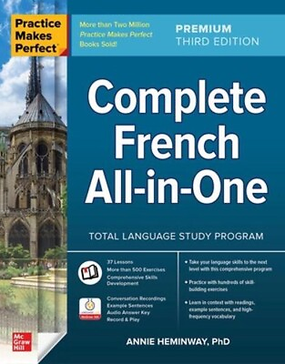 #ad Practice Makes Perfect: Complete French All in One Premium Third Edition $30.55