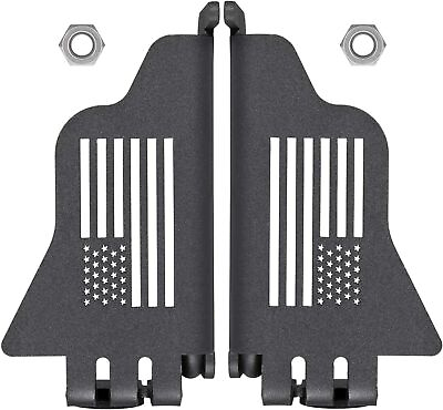 #ad Foot Pegs Front Door Rest Pedals US Flag Style for Jeep Wrangler JK JL 2007 2022 $30.33